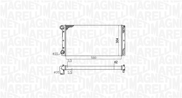 Radiateur Magneti Marelli 350213172000
