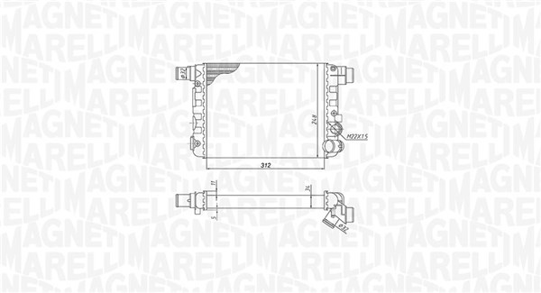 Radiateur Magneti Marelli 350213188900