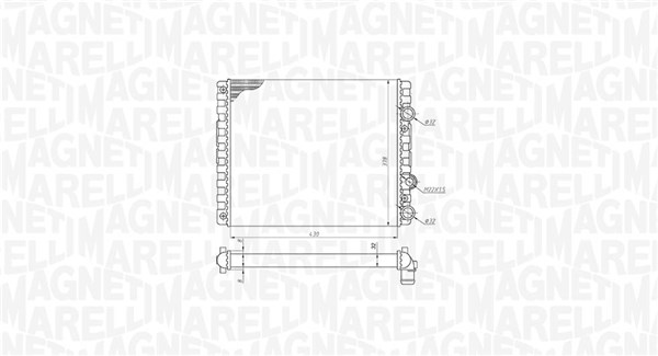 Radiateur Magneti Marelli 350213192900