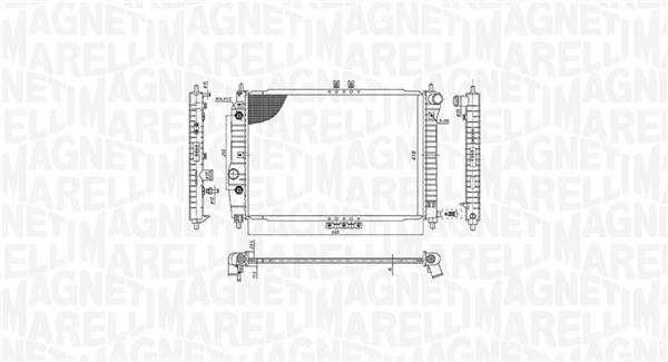 Radiateur Magneti Marelli 350213197400