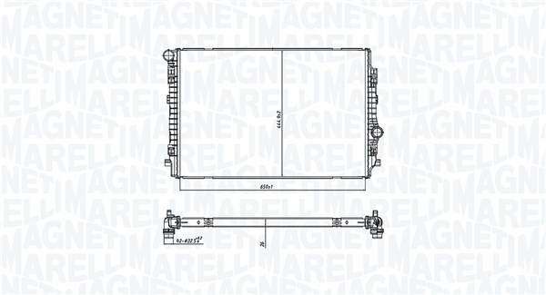 Radiateur Magneti Marelli 350213220200