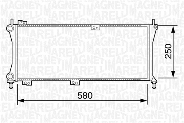 Radiateur Magneti Marelli 350213814003