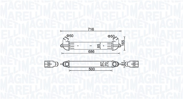 Interkoeler Magneti Marelli 351319204610