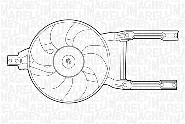 Ventilatorwiel-motorkoeling Magneti Marelli 069422204010