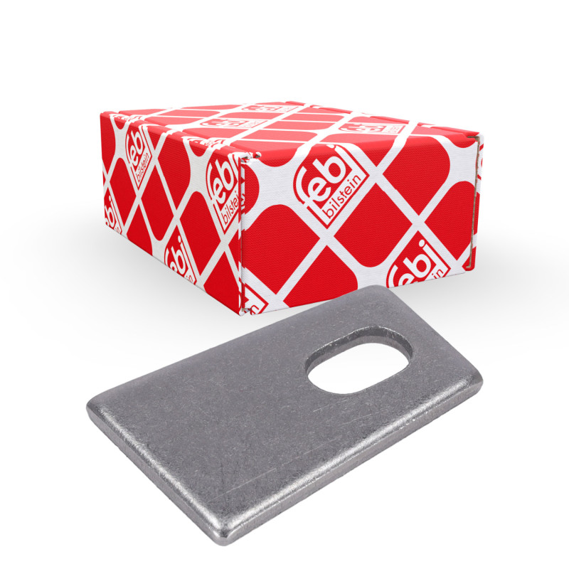 Steunplaat, remschoenpen Febi Bilstein 06456