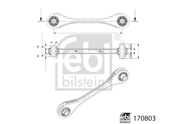Draagarm Febi Bilstein 170803