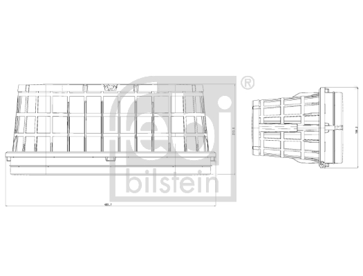 Luchtfilter Febi Bilstein 173491
