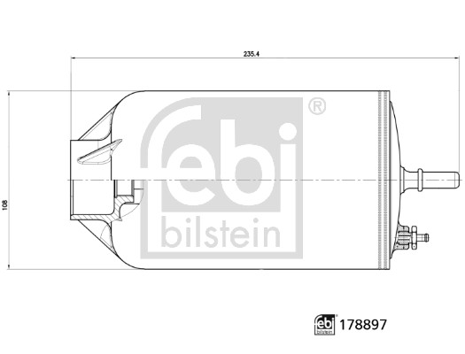 Brandstoffilter Febi Bilstein 178897