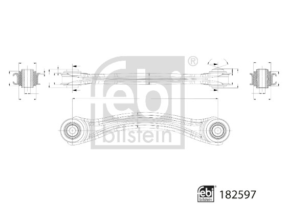 Draagarm Febi Bilstein 182597