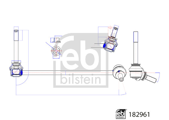 Stabilisatorstang Febi Bilstein 182961