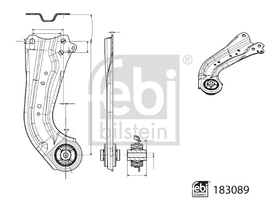 Draagarm Febi Bilstein 183089