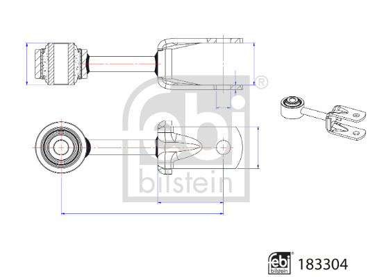Stabilisatorstang Febi Bilstein 183304
