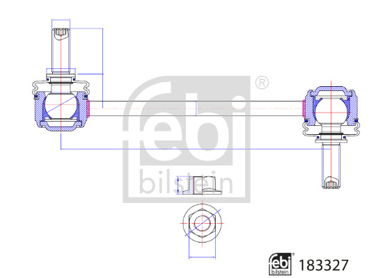 Stabilisatorstang Febi Bilstein 183327