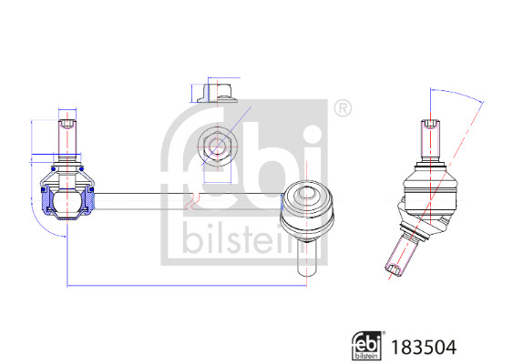 Stabilisatorstang Febi Bilstein 183504