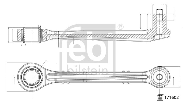 Stabilisatorstang Febi Bilstein 186389