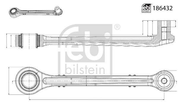 Stabilisatorstang Febi Bilstein 186432