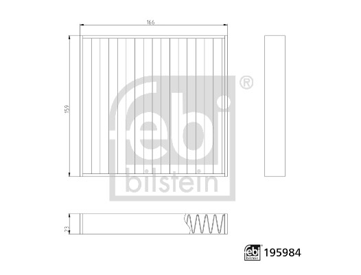 Interieurfilter Febi Bilstein 195984