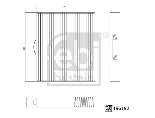 Interieurfilter Febi Bilstein 196192