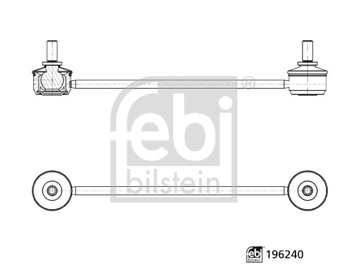 Stabilisatorstang Febi Bilstein 196240