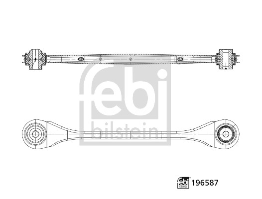 Draagarm, wielophanging Febi Bilstein 196587