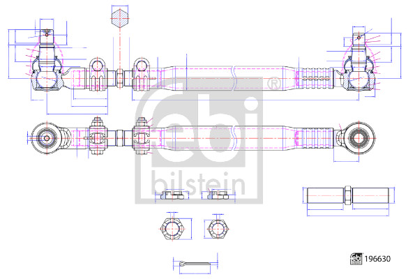Stuurstang Febi Bilstein 196630