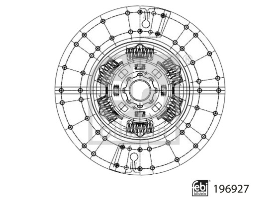 Koppelingsplaat Febi Bilstein 196927