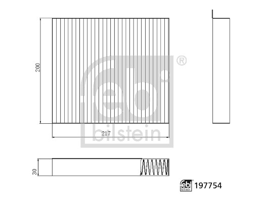 Interieurfilter Febi Bilstein 197754