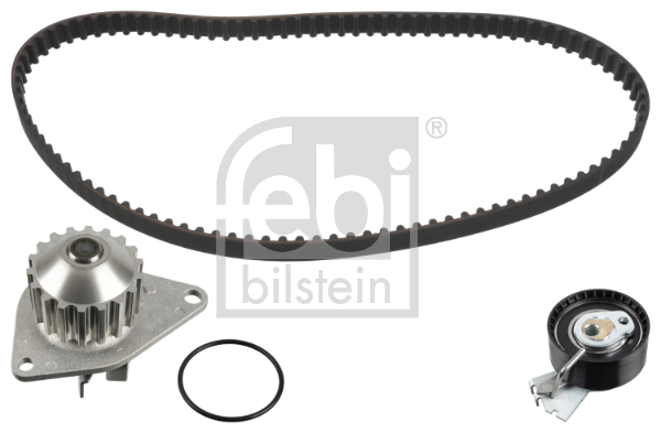 Distributieriem kit inclusief waterpomp Febi Bilstein 45114