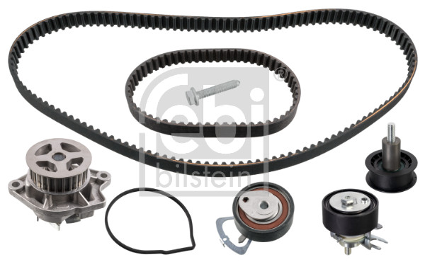 Distributieriem kit inclusief waterpomp Febi Bilstein 45118
