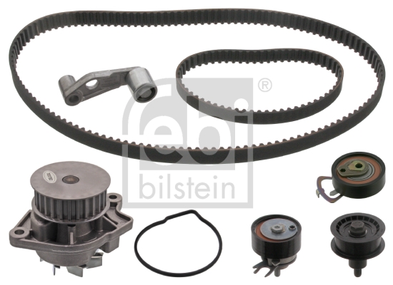 Distributieriem kit inclusief waterpomp Febi Bilstein 45120
