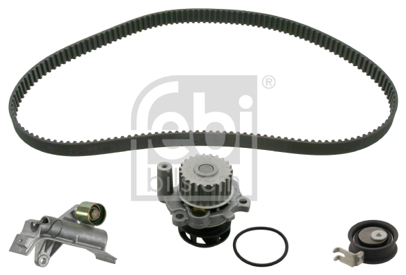 Distributieriem kit inclusief waterpomp Febi Bilstein 45128