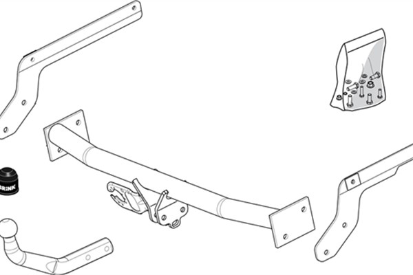 Trekhaak Brink 380400