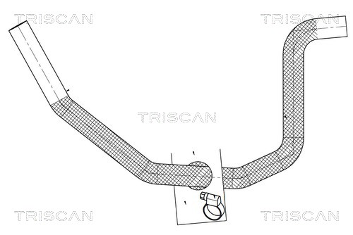 Hydraulische slang, besturing Triscan 8516 11006