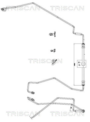 Hydraulische slang, besturing Triscan 8516 16046