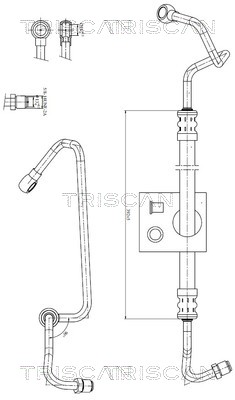 Hydraulische slang, besturing Triscan 8516 27003