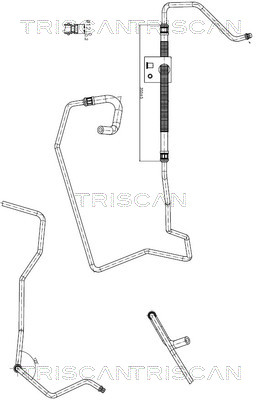 Hydraulische slang, besturing Triscan 8516 28003