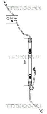 Hydraulische slang, besturing Triscan 8516 29001