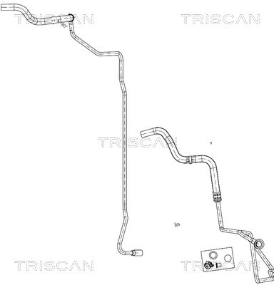 Hydraulische slang, besturing Triscan 8516 29011
