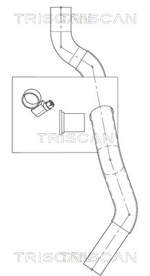 Hydraulische slang, besturing Triscan 8516 29093