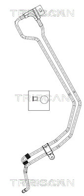 Hydraulische slang, besturing Triscan 8516 43002
