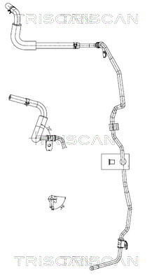 Hydraulische slang, besturing Triscan 8516 43010
