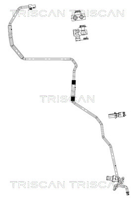 Hoge druk- / lage drukleiding, airconditioning Triscan 9010 69002
