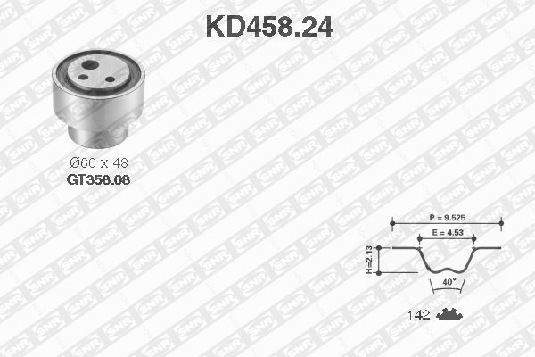 Distributieriem kit SNR KD458.24