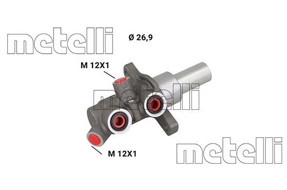 Hoofdremcilinder Metelli 05-1254
