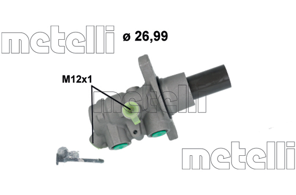 Hoofdremcilinder Metelli 05-1269