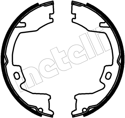 Remschoenset, parkeerrem Metelli 53-0779