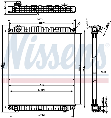 Radiateur Nissens 607021