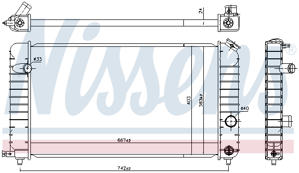 Radiateur Nissens 691953