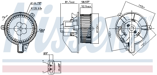 Interieurventilatie Nissens 87898