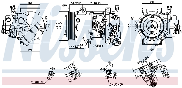 Airco compressor Nissens 890809